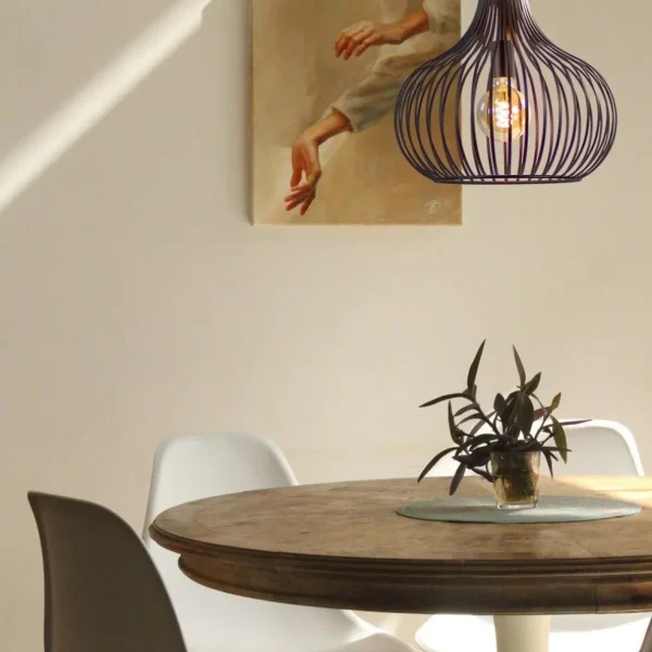 New Straluma Draadhanglamp landelijk brons-bruin 38cm