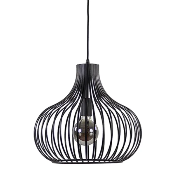 draadhanglamp_medium_zwar_0.webp Best Straluma Draadhanglamp medium zwart 38cm