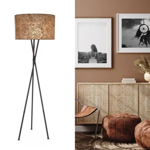 driepoot_schelpen_vloerla_4.webp Best Sale Straluma Driepoot schelpen vloerlamp zwart met bruin en goud
