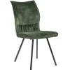 eetkamerstoel_velvet_groe_0.webp Sale Straluma Eetkamerstoel velvet groen met zwart