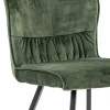 eetkamerstoel_velvet_groe_3.webp Sale Straluma Eetkamerstoel velvet groen met zwart