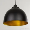 Clearance Straluma Eettafel hanglamp Kylie 3- lichts zwart-goud