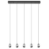 Store Straluma Eettafelhanglamp Clear Egg met zwart inclusief LED