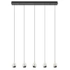Store Straluma Eettafelhanglamp Clear Egg met zwart inclusief LED