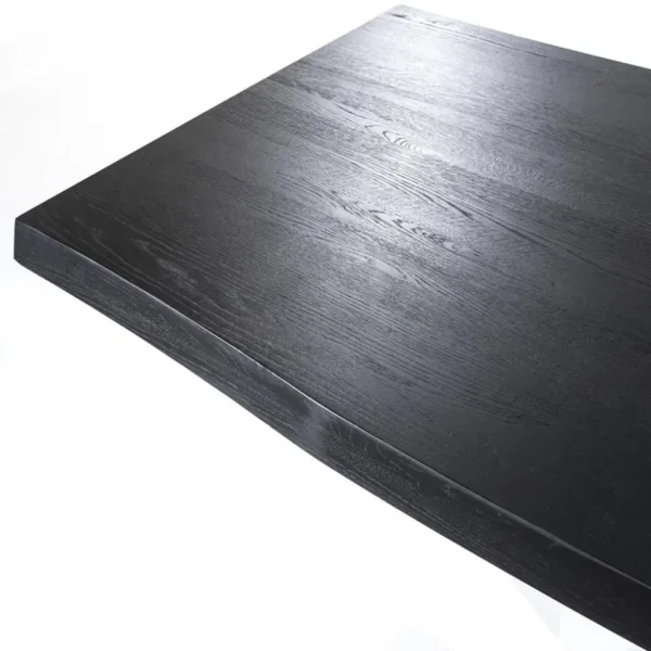eiken_boomstam_tafel_met__3.webp Discount Straluma Eiken boomstam tafel met spinpoot zwart 240x100 cm
