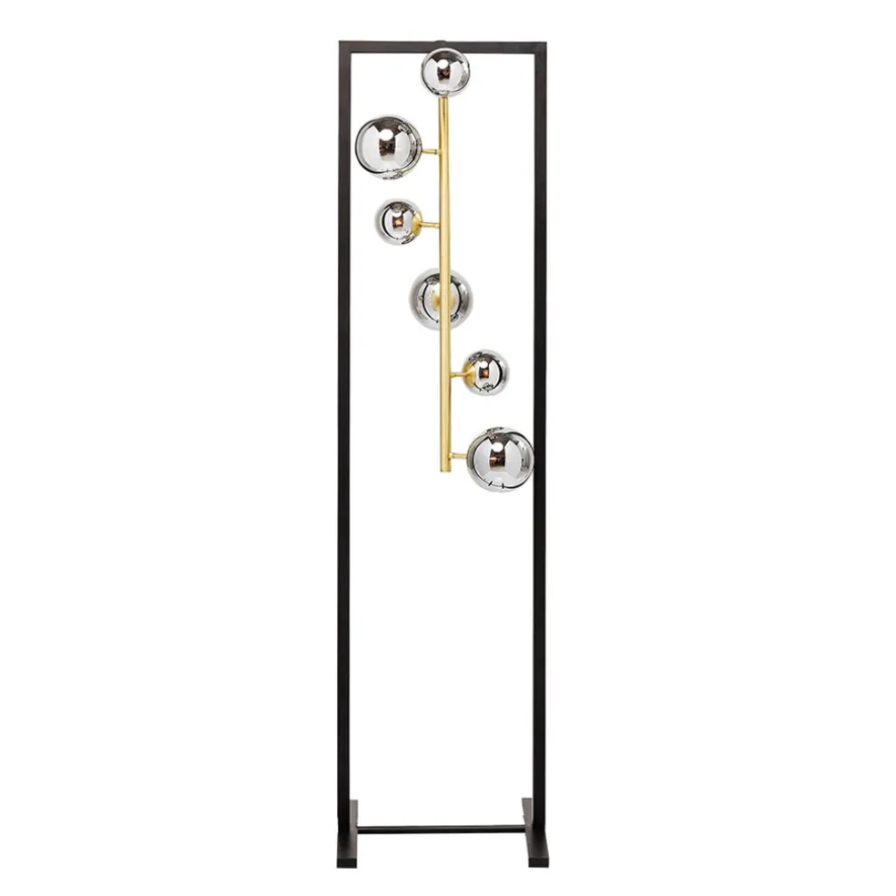 Fashion Straluma Elegante luxe vloerlamp met 6 glazen bollen