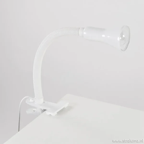 New Straluma Functionele klemlamp wit verstelbaar