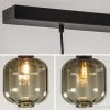 Cheap Straluma Glazen eettafelhanglamp zwart luxury