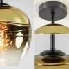 Flash Sale Straluma Glazen plafondlamp gold gradient met zwart