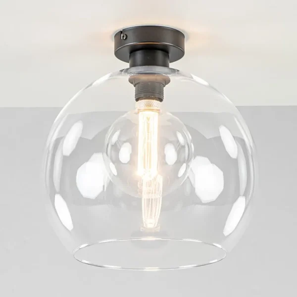 globe_plafondlamp_helder__1.webp New Straluma Globe plafondlamp helder glas 30 cm