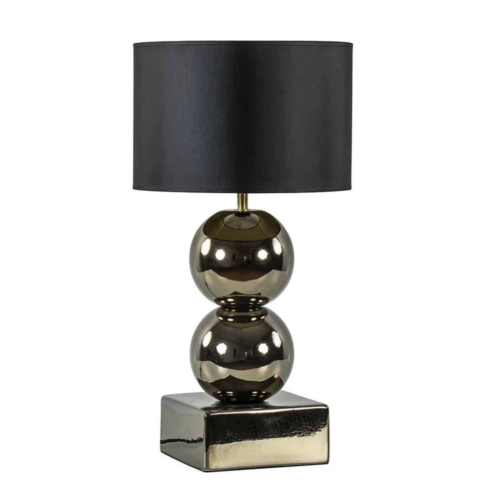 gouden_tafellamp_bollen_m_0.webp Online Straluma Gouden tafellamp bollen met zwart/gouden kap