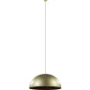 grote_design_hanglamp_koe_1.webp Online Straluma Grote design hanglamp koepel mat goud met zwart 90 cm