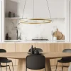 New Straluma Grote design hanglamp LED gouden ring