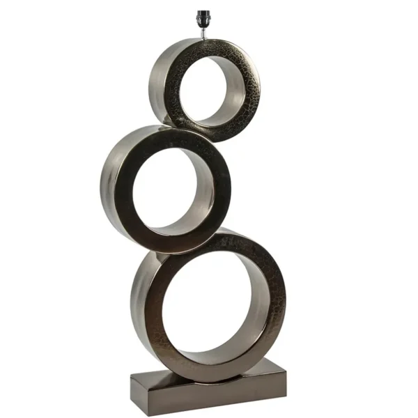 grote_design_lampvoet_cir_1.webp Shop Straluma Grote design lampvoet Circles brons exclusief kap
