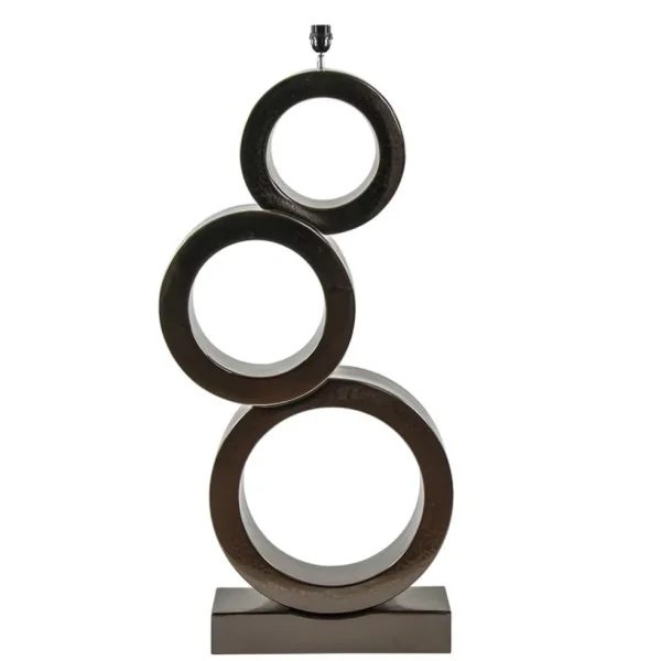 grote_design_lampvoet_cir_2.webp Shop Straluma Grote design lampvoet Circles brons exclusief kap