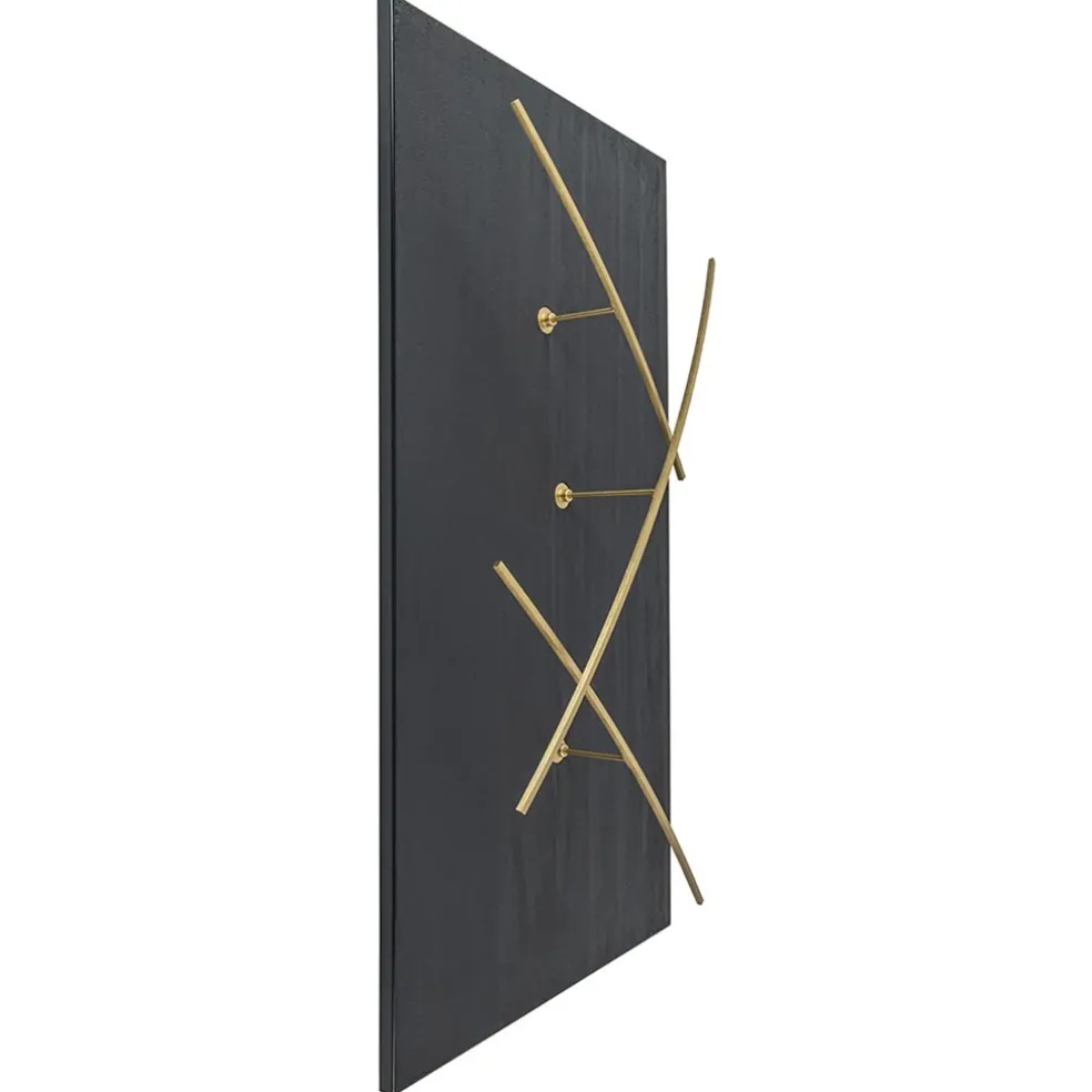 Online Straluma Grote design wandlamp met gouden kapjes
