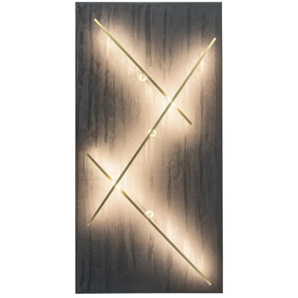 grote_design_wandlamp_met_2.webp Online Straluma Grote design wandlamp met gouden kapjes