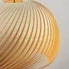 Store Straluma Grote hanglamp hout naturel rond 60 cm