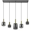 grote_hanglamp_lekar_lich_0.webp New Straluma Grote hanglamp Lekar 5-lichts antiek brons met smoke glas
