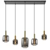 grote_hanglamp_lekar_lich_1.webp New Straluma Grote hanglamp Lekar 5-lichts antiek brons met smoke glas