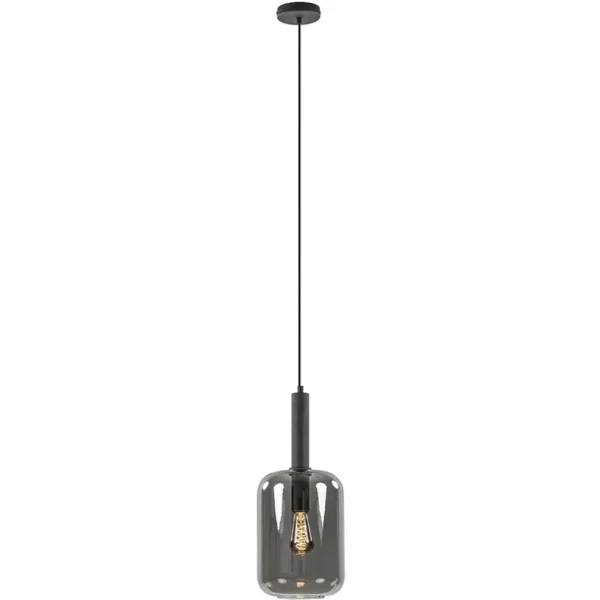 grote_hanglamp_lekar_zwar_1.webp Cheap Straluma Grote hanglamp Lekar zwart met smoke glas