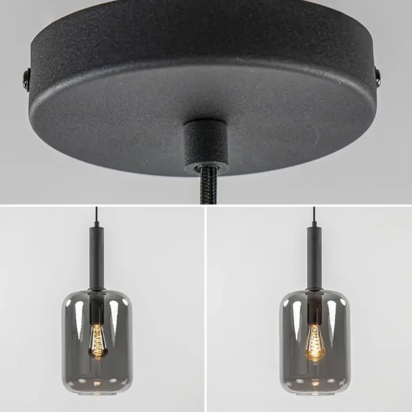 grote_hanglamp_lekar_zwar_3.webp Cheap Straluma Grote hanglamp Lekar zwart met smoke glas