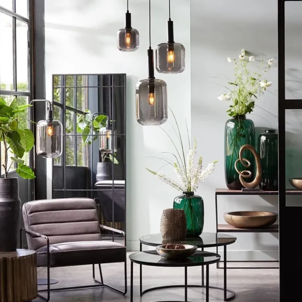 grote_hanglamp_lekar_zwar_4.webp Cheap Straluma Grote hanglamp Lekar zwart met smoke glas