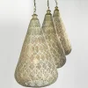Sale Straluma Grote hanglamp 3-lichts mat goud met zwarte balk