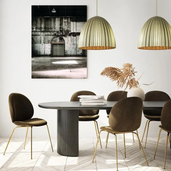 grote_hanglamp_mat_goud_m_4.webp Flash Sale Straluma Grote hanglamp mat goud met relief 50 cm