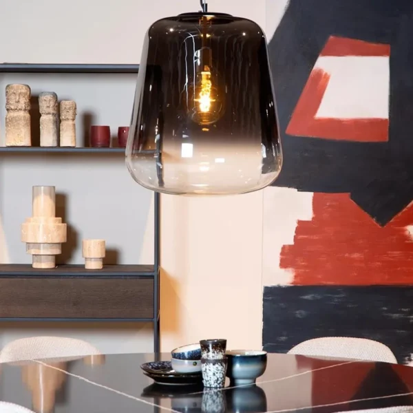grote_hanglamp_smoke_glaz_4.webp Sale Straluma Grote hanglamp smoke glazen kap met zwart