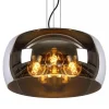 grote_hanglamp_zwart_met__2.webp Online Straluma Grote hanglamp zwart met smoke glazen kap