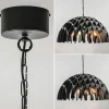 Outlet Straluma Grote koepel hanglamp Dome mat zwart metaal