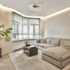 Store Straluma Grote LED Plafondlamp goud/zwart 3-standen dimbaar