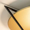 grote_led_plafondlamp_zwa_2.webp New Straluma Grote LED plafondlamp zwart/goud indirect licht