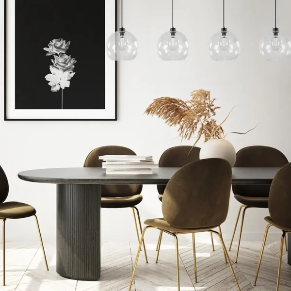 grote_lichts_hanglamp_zwa_4.webp New Straluma Grote 4-lichts hanglamp zwart met helder glazen bollen