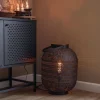 Sale Straluma Grote Oosterse tafellamp lantaarn donker bruin