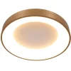 grote_plafondlamp_goud__c_1.webp Best Sale Straluma Grote plafondlamp goud 48 cm inclusief LED