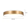 grote_plafondlamp_goud__c_3.webp Best Sale Straluma Grote plafondlamp goud 48 cm inclusief LED