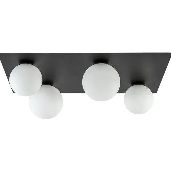 grote_plafondlamp_rechtho_0.webp Store Straluma Grote plafondlamp rechthoekig zwart met witte bollen