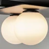 grote_plafondlamp_rechtho_2.webp Store Straluma Grote plafondlamp rechthoekig zwart met witte bollen