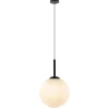 grote_retro_hanglamp_opaa_1.webp Best Sale Straluma Grote retro hanglamp opaal glas met zwart