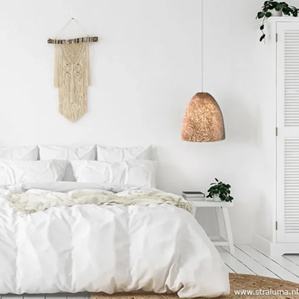 Clearance Straluma Grote schelpen hanglamp bruin goud