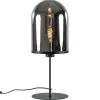 grote_tafellamp_maverick__1.webp Best Sale Straluma Grote tafellamp Maverick mat zwart met smoke glas