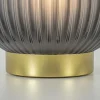 Cheap Straluma Grote tafellamp Tajera op batterij mat grijs/goud L&L