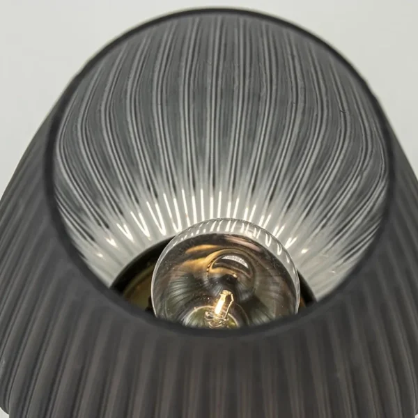 Cheap Straluma Grote tafellamp Tajera op batterij mat grijs/goud L&L