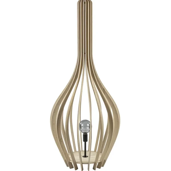 grote_vloerlamp_kegel_nat_0.webp Best Straluma Grote vloerlamp kegel naturel hout met zwart