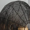 Cheap Straluma Grote wandlamp Mataka donker bruin rotan inclusief snoer