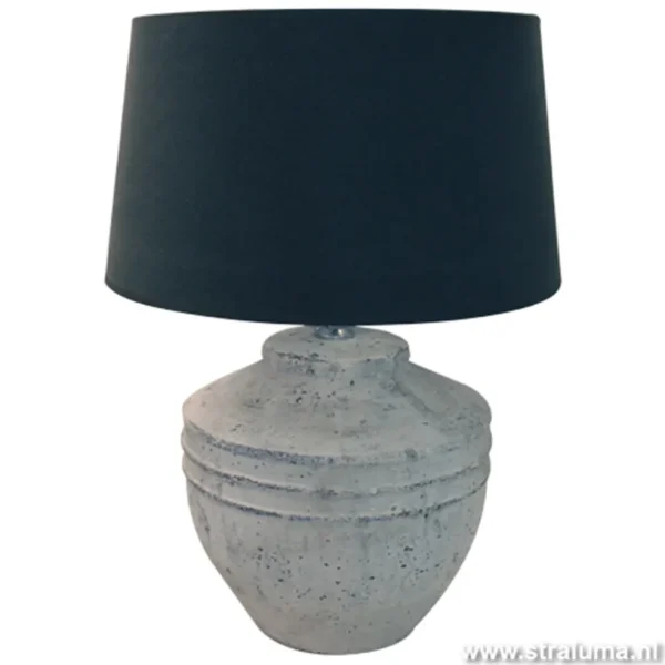 grove_tafellamp_toba_lamp_1.webp Online Straluma Grove tafellamp Toba lampenvoet L&L