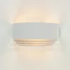 Online Straluma Half ronde wandlamp wit met goud