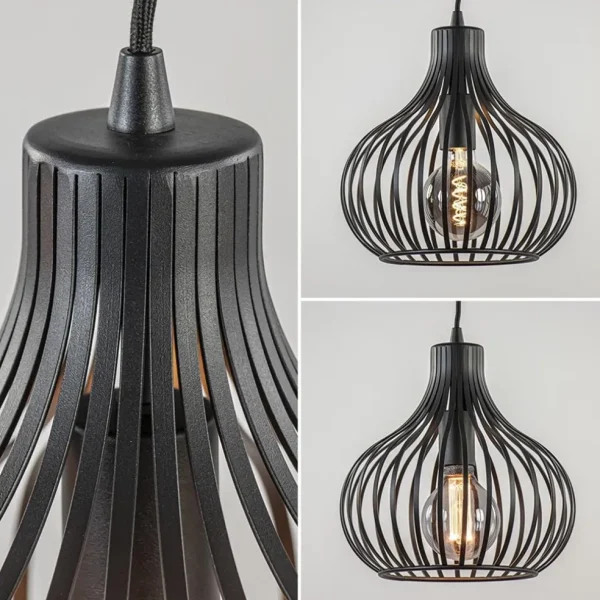 hanglamp_aglio_cm_l_op_ba_3.webp New Straluma Hanglamp Aglio 28cm 3L op balk zwart